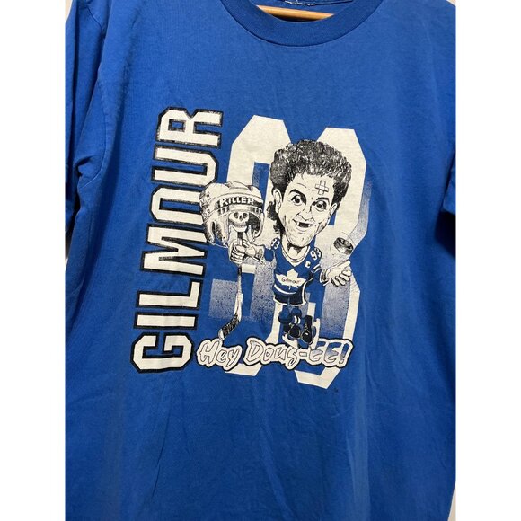Vintage Doug Gilmour Toronto Maple Leafs NHL T-shirt - Picture 2 of 5
